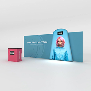 Infinity Light Box with curtain.