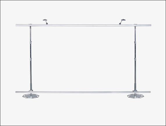 Expolinc Fabric System event backdrop frame.