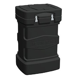 Featherlite MX1500 hard wheeled shipping case.