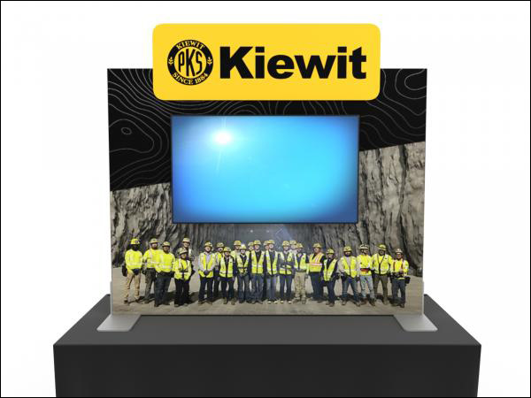 Symphony Tabletop Display with Header