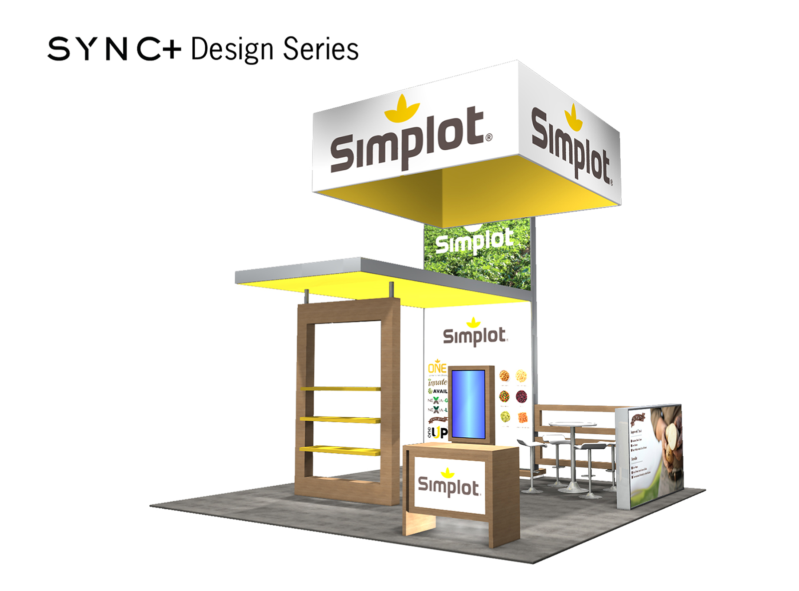 Featherlite Sync Custom Modular Exhibit 20x20