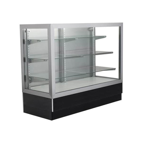 Highly secure theft deterrent specialty showcase for displaying retail products.