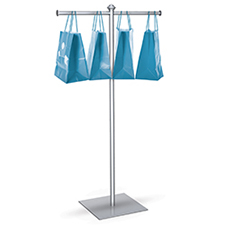 Bag Stand and Rack Silver