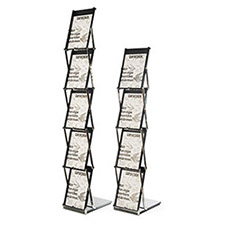 Expand portable literature brochure stand displays