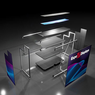 Expo Portable Mobile Bar Counter Set-Up