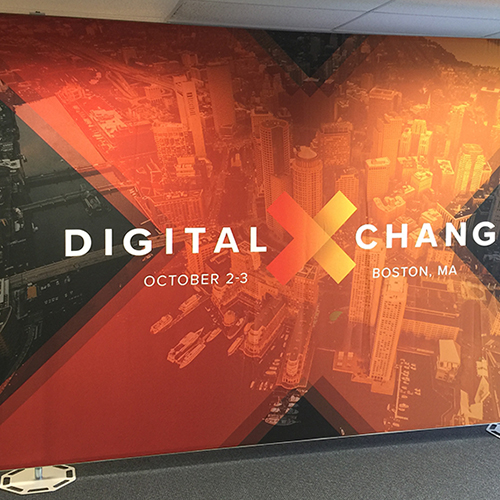 Expolinc Fabric System with SEG fabric graphic.