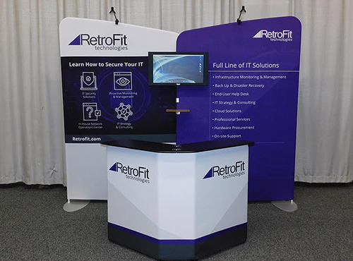 Featherlite Medallion tradeshow display