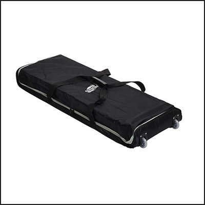 Expolinc Light Frame backlit lightbox portable counter wheeled bag.