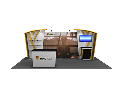 Featherlite Medallion 10x20 trade show display 224