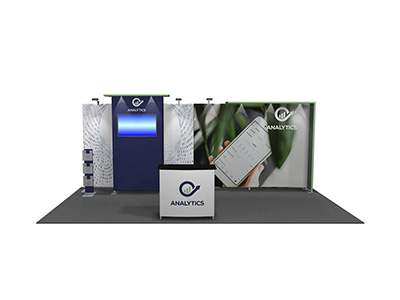 Featherlite Medallion 10x20 trade show display 223