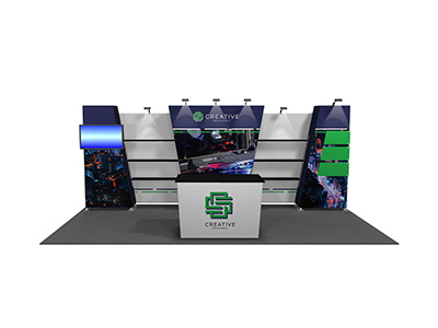 Featherlite Medallion 10x20 trade show display 224