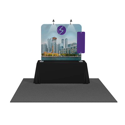 Featherlite Medallion portable tabletop display 001