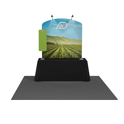 Featherlite Medallion portable tabletop display 005