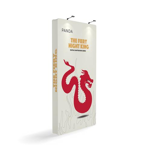 WaveLine Monolith stretch fabric trade show display.