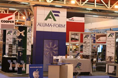 Multiquad modular trade show display.