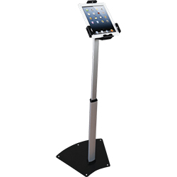 Unieral ipad or tablet stand in black.