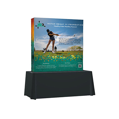 OneFabric Premium Pop-UP Tabletop Display